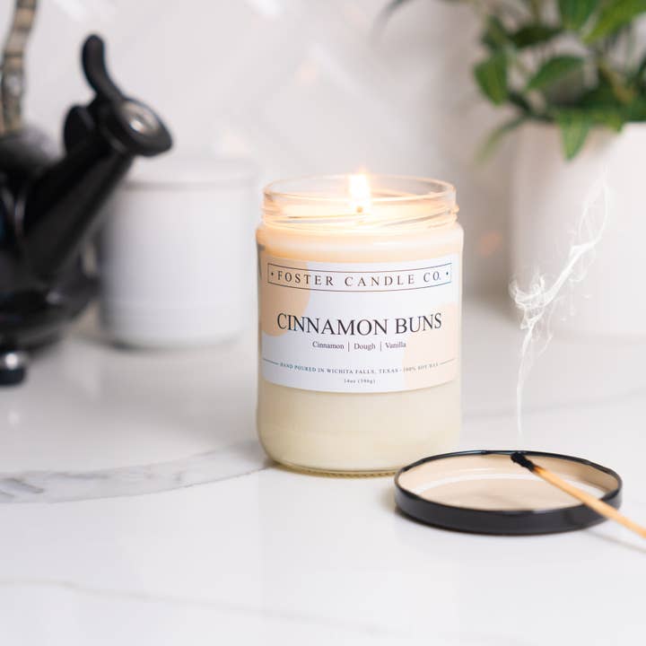 Bollos de canela para venta al por mayor de Foster Candle Company LLC
