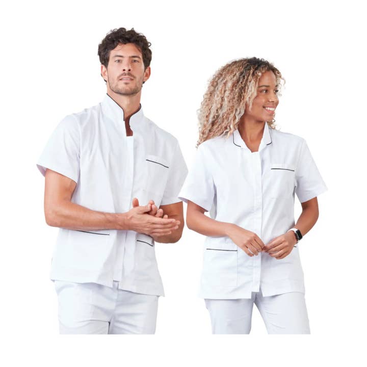 My Podologie - Wholesale Button Down Shirt - Unisex - Artemis - Short Sleeve Blouse - Unisex - 73 cm - Phirejo1