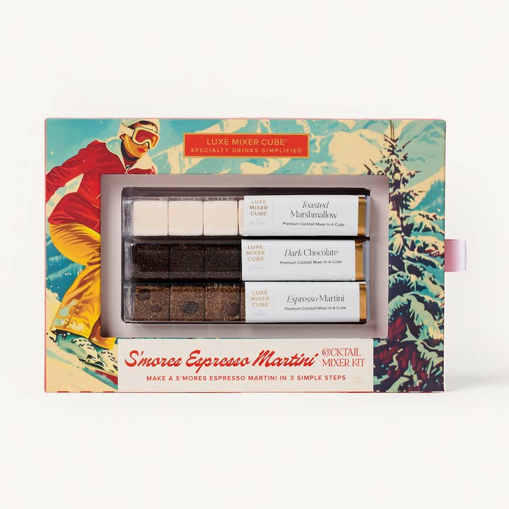 S'Mores Espresso Martini Mixer Kit for wholesale by TEASPRESSA | LUXE Mixer Cube