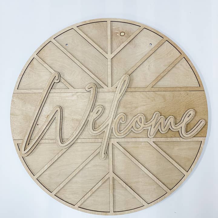 Studio 29 Eleven - Wholesale DIY Craft Kit - BOHO Welcome - DIY Door Hanger