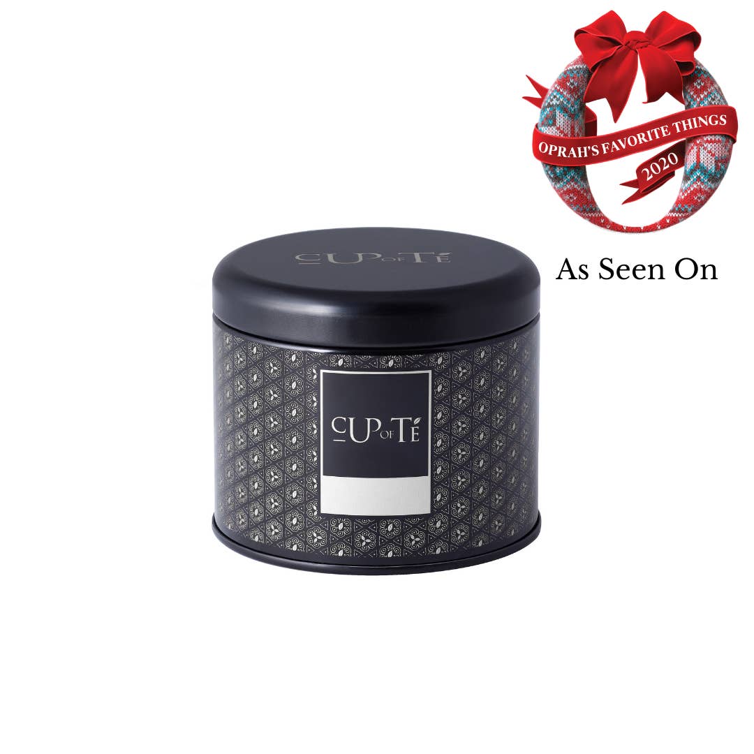 Cup of Té – Recipiente para armazenar alimentos por atacado – Lata Prateada de Luxo