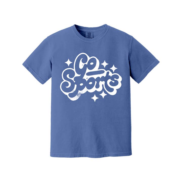 Go Sports Graphic Tee for wholesale by Salty Babe Threads