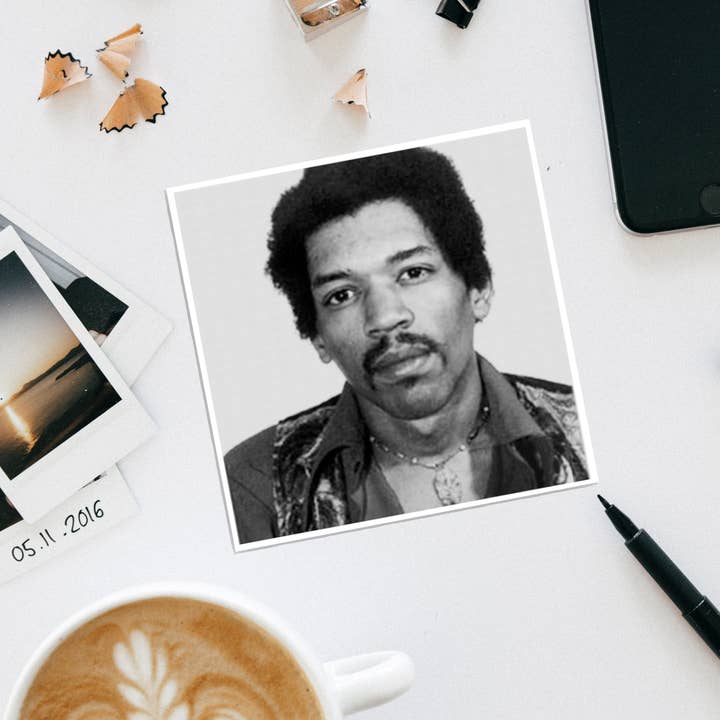 Lucky Mfg. Co. - Vente Sous-verre - Dessous de verre Jimi Hendrix Mugshot1