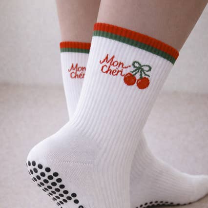 Mon cheri Pilate Stoppersocken für den Großhandel von Grip & Flow