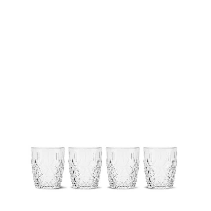 Sagaform AB – wholesale Drinking glass/cup – Sagaform Picnic Juni Water Glass, 4-Pcs