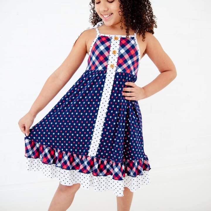 Robe et short Americana Whimsy pour la vente par Dreamiere