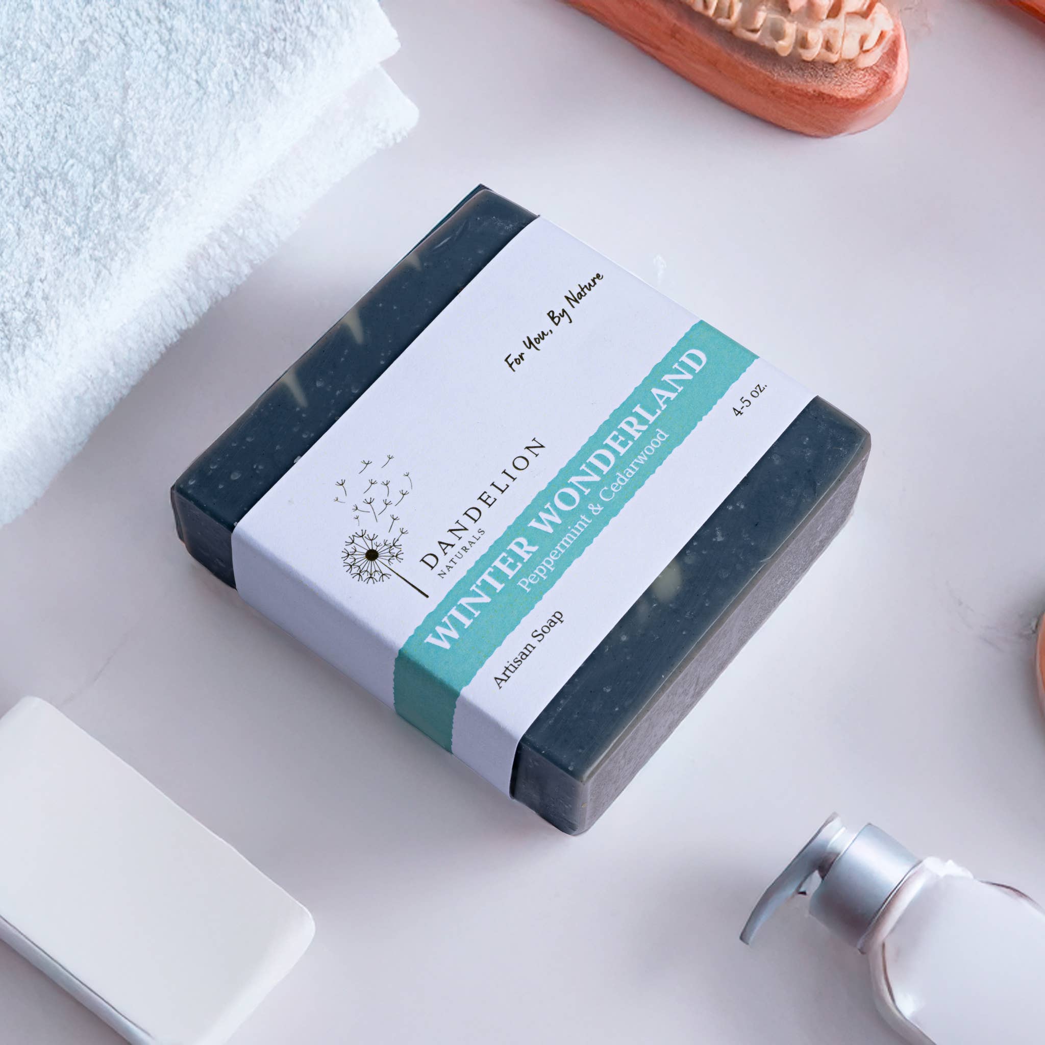 Dandelion Naturals – sabonete sólido por atacado – Sabonete de Inverno Maravilhoso - Edição Limitada1