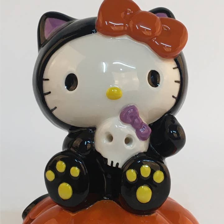 Blue Sky Clayworks - Wholesale Candle holder - Hello Kitty Halloween Tealight Holder0