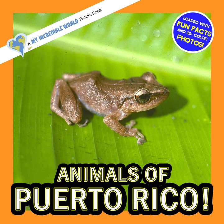 Animais de Porto Rico! Um Livro de Imagens do Meu Mundo Incrível para Crianças por atacado de My Incredible World
