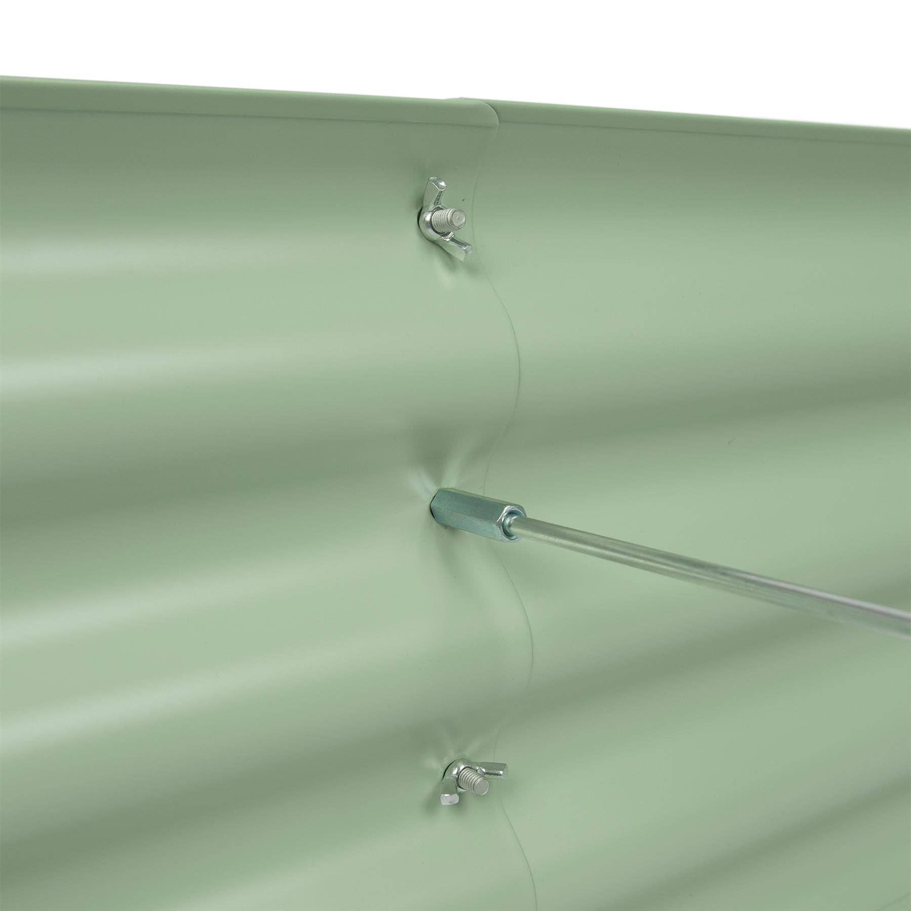 Rinkit Ltd – Engroshandel Plantekasse – Ovalt højbed i galvaniseret stål - 120 cm x 60 cm x 45 cm fra Harbour Housewares7