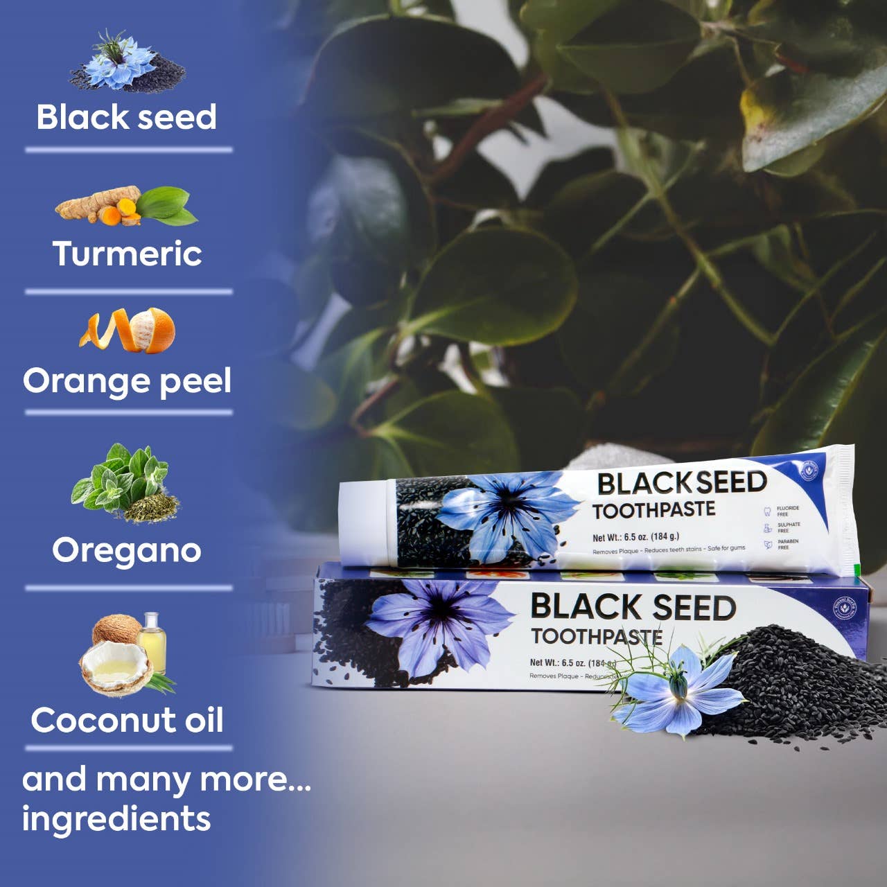 Yunani Herbs & essential Oils - Wholesale Toothpaste - Yunani Black Seed Toothpaste2