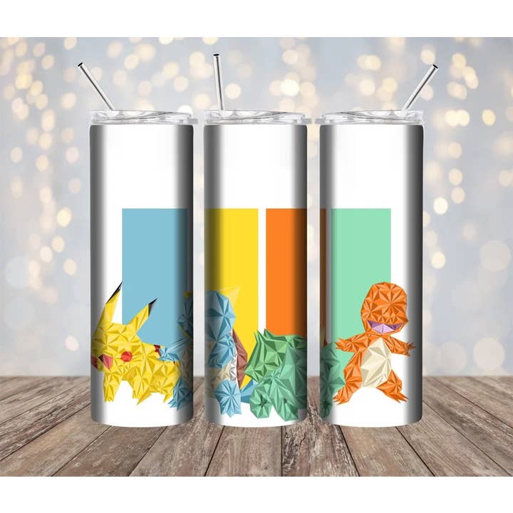 Pokemon 20 oz Tumbler for wholesale by Lillypad Creations