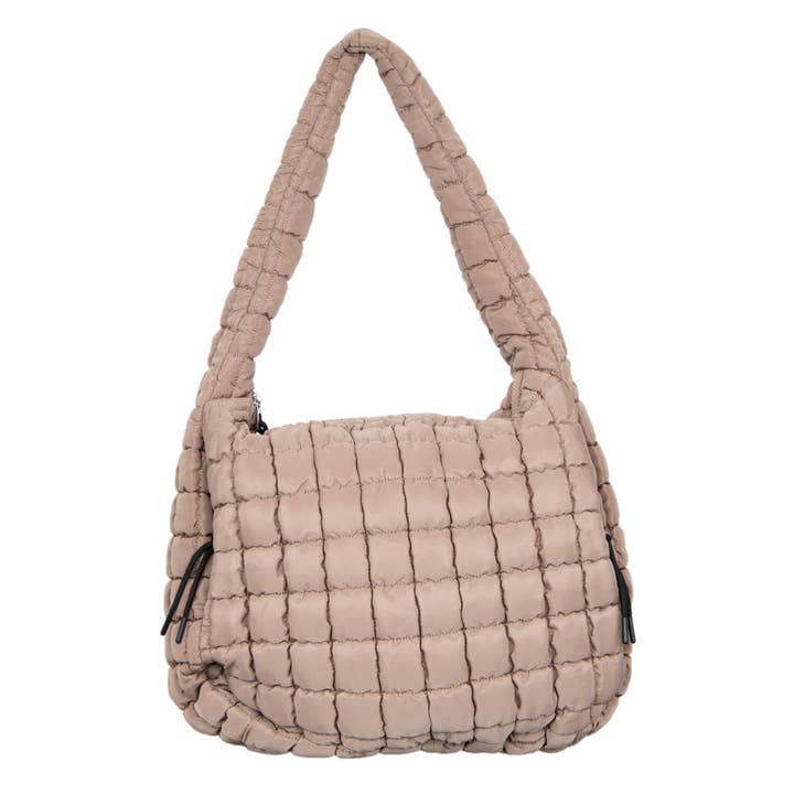 Bronzage Sac fourre-tout Hobo surdimensionné beige en vente sur Faire1
