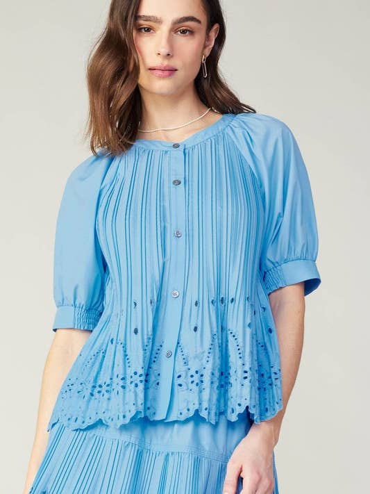 Knappframveckad ögletröja för wholesale av Current Air