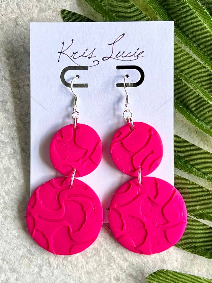 Alexa roze oorbellen voor wholesale door Kris Lucie