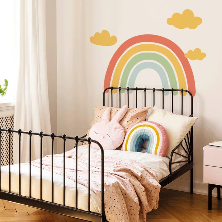 Wish On A Rainbow (colourful) Wall Stickers for wholesale by Mica-Mica