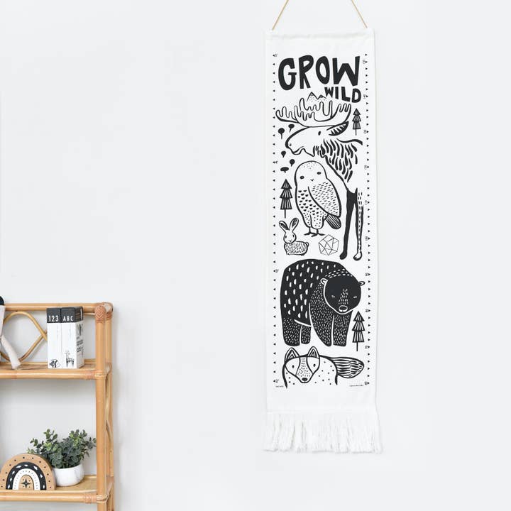 Wee Gallery - Wholesale Growth Chart - Kids & Baby - Nordic Canvas Growth Chart - Nursery Decor, Kids Room Art5