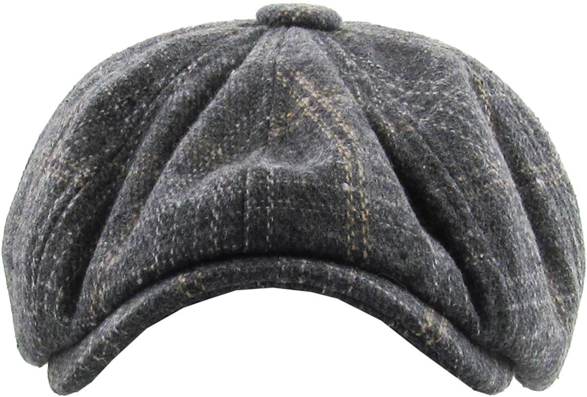 KBETHOS - Vente Casquette gavroche – homme - Ascot à carreaux et boutons8