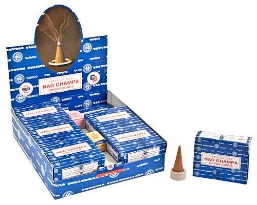 GREENROOTS USA LLC - Vendita all'ingrosso Incensi - Coni Nag Champa (12/Scatola)0