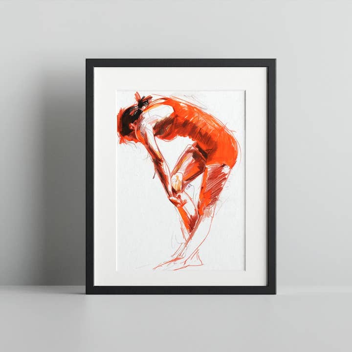 Passe-partoutlijst danseres voor wholesale door Mary Cotton Couture