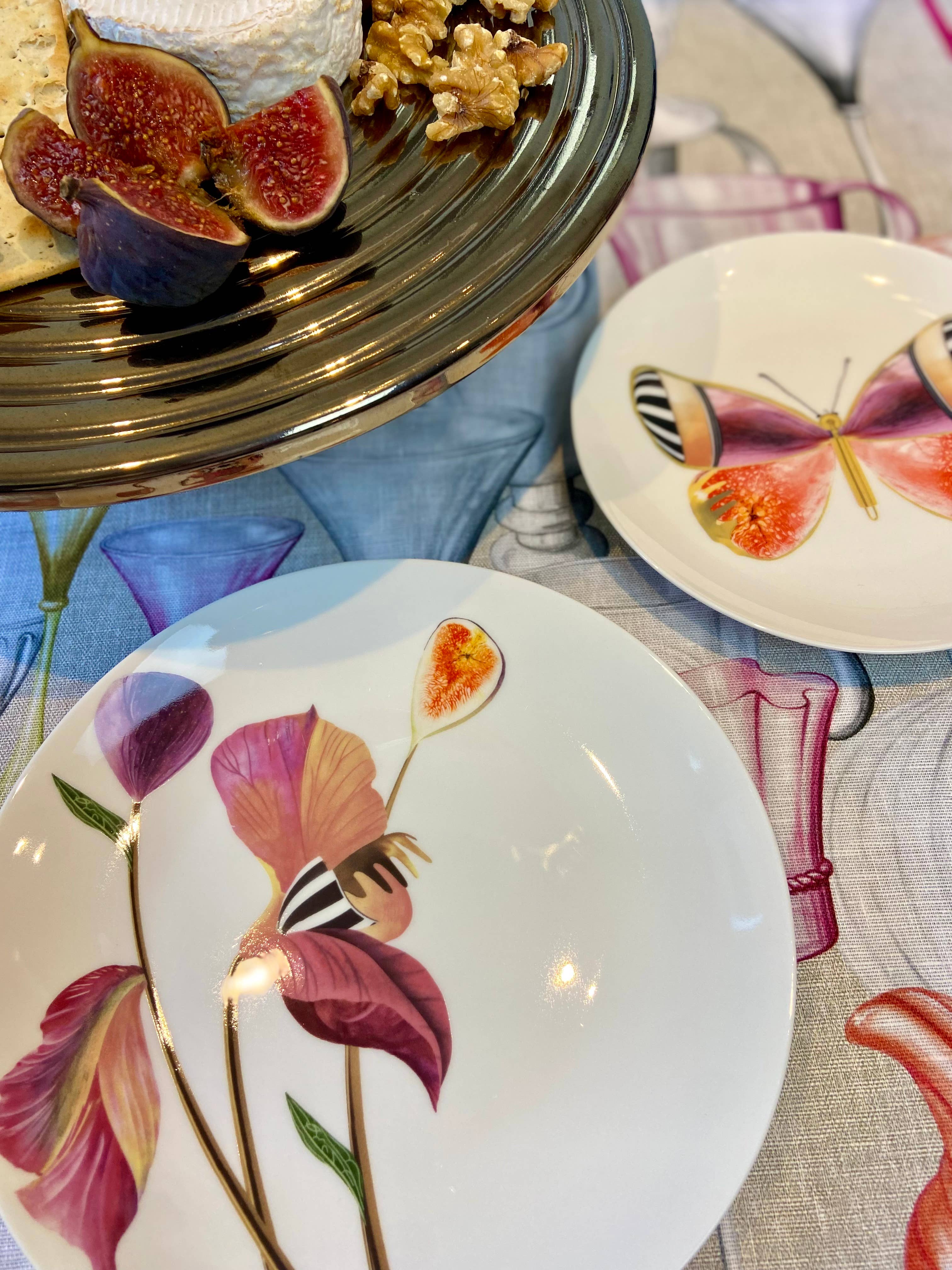 Bordy's - Wholesale Dinner Plate - Botanical Wonders - Set of 4 Breakfast Plates17
