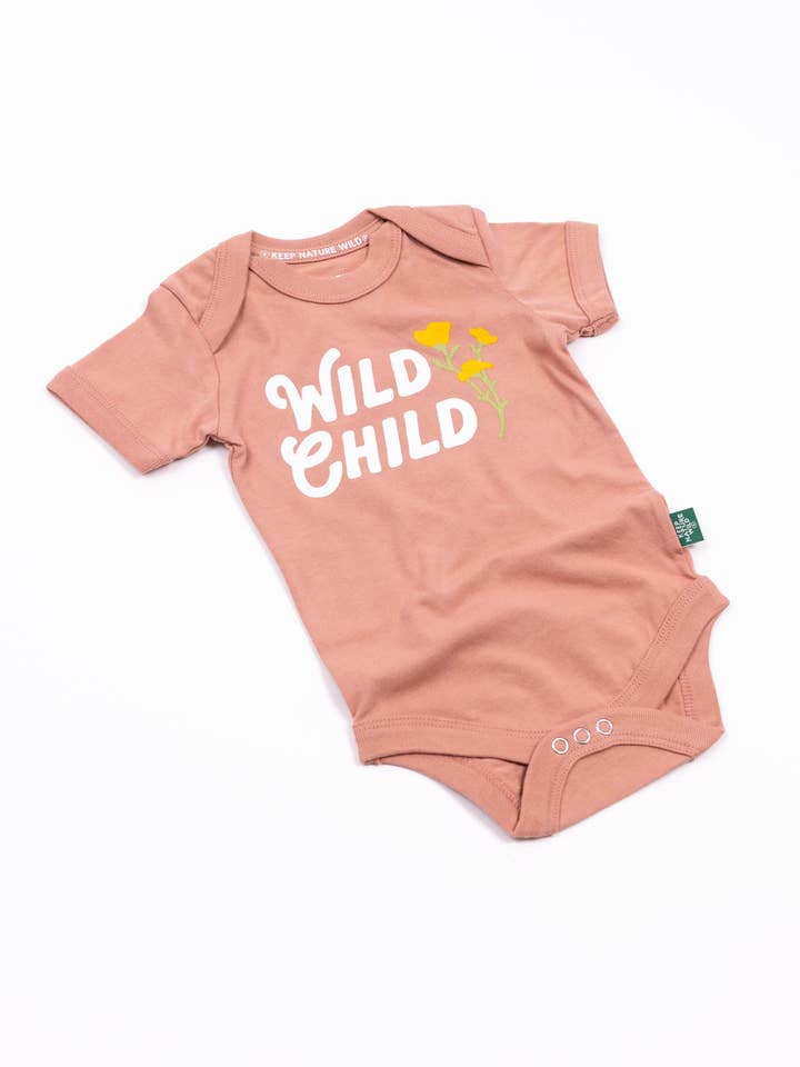Keep Nature Wild - Wholesale Bodysuit (Non-Footed) - Baby - Wild Child Baby Bodysuit | Canyon Rose1
