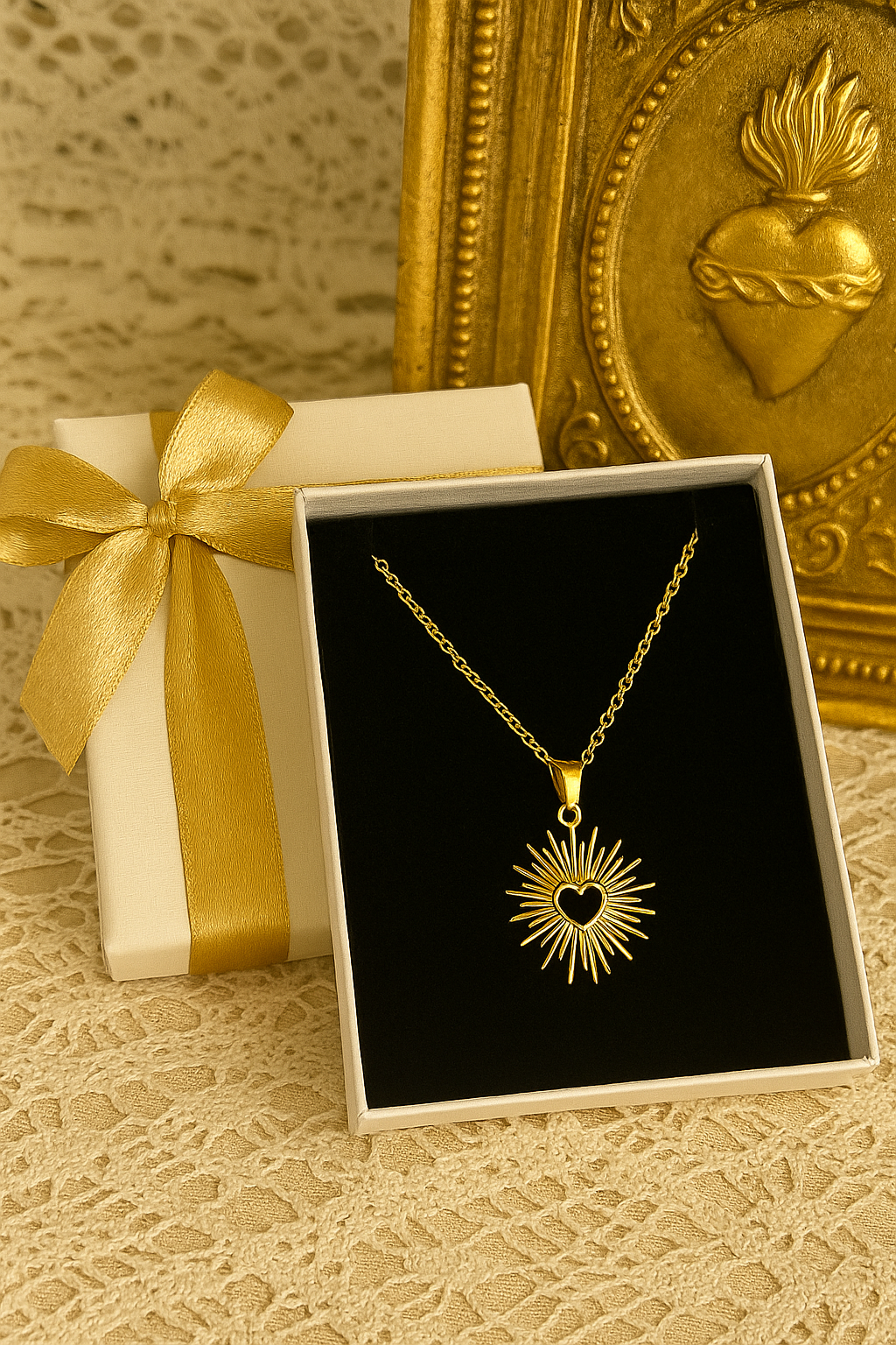 Wild & Free - Wholesale Dangle Earrings - Collar de sagrado corazón1