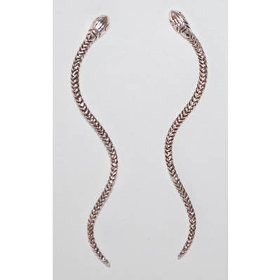 Semaki & Bird - Wholesale Dangle Earrings - Snake Earrings (large) - sterling silver Natural History