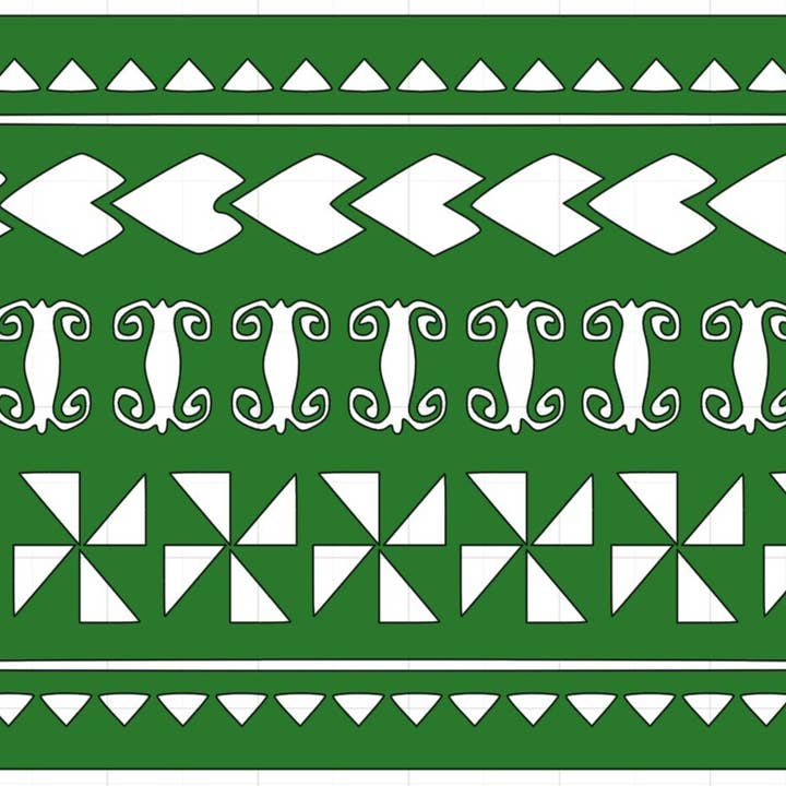 Maori Turtle Stencil for engroshandel hos Belle Stencils