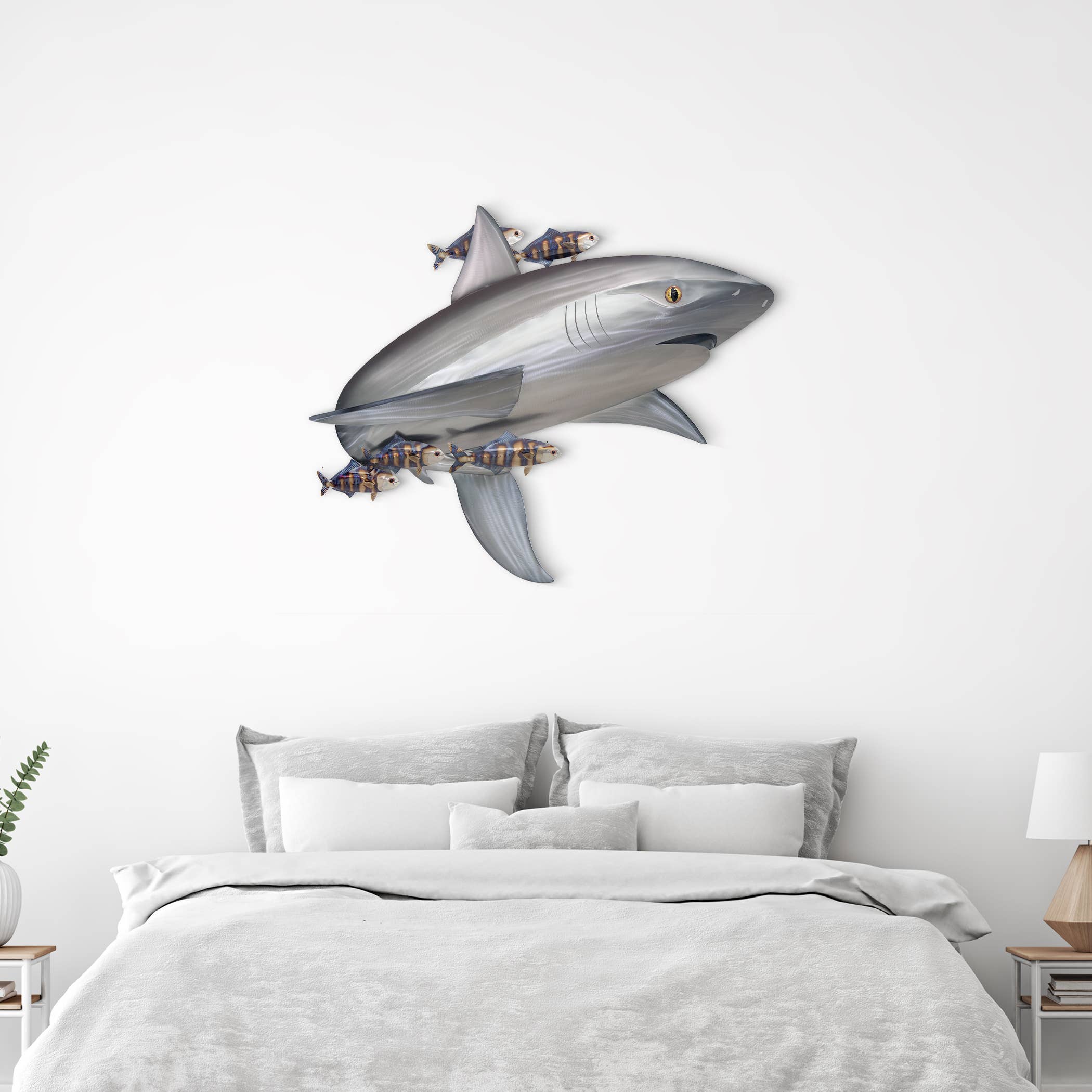 Copper Art - Wholesale Wall Accent - Shark and Friends2