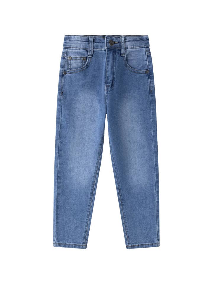 Long Denim Jeans for Boys JBI54226 for wholesale by Newness Kids