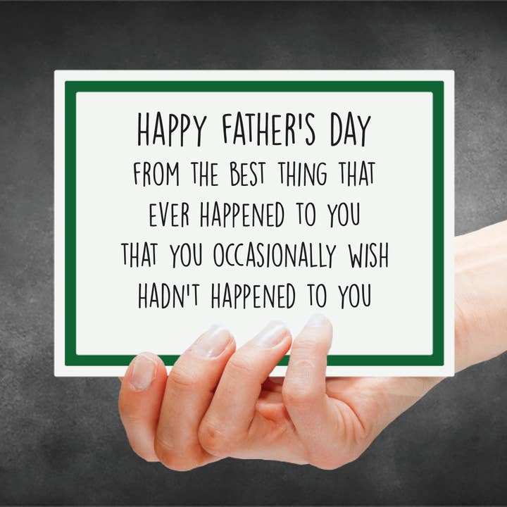 Snarky Megs – wholesale Father’s Day card – Snarky Card - Fathers Day - HFD From The Best Thing