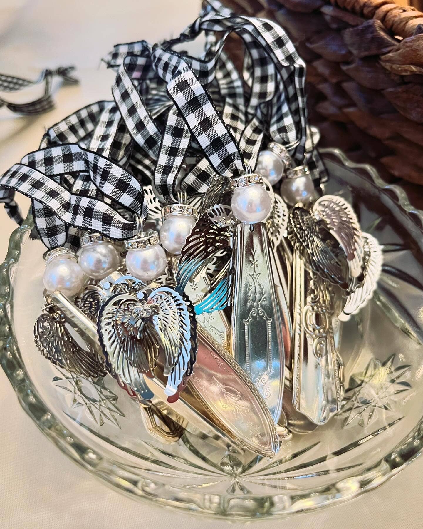 Spoon Jewelry By Emily - Wholesale Ornament Set - Handmade Christmas Ornament Set– Angel, Reindeer, Peppermint3