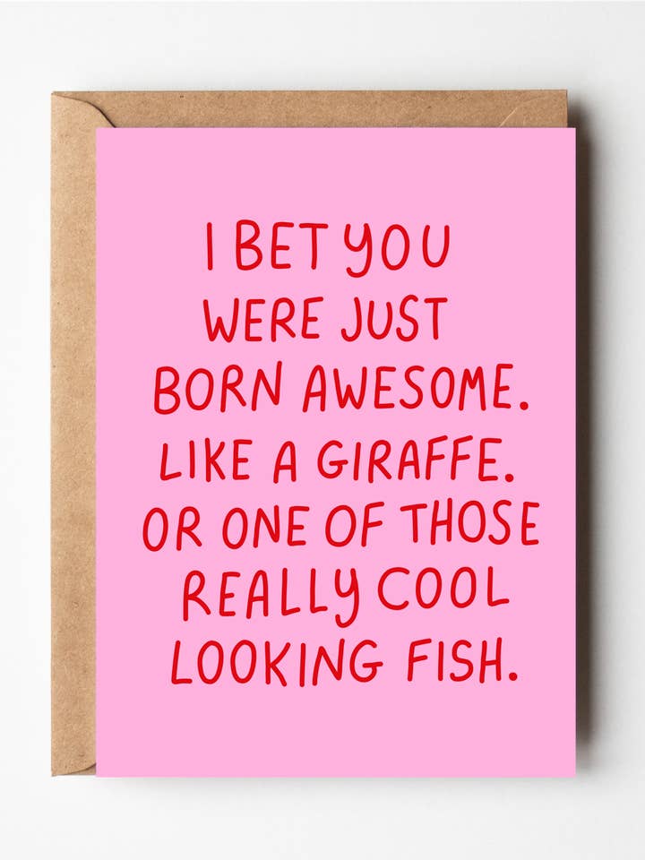 Born Awesome for wholesale by Friends of Henry Paper Co