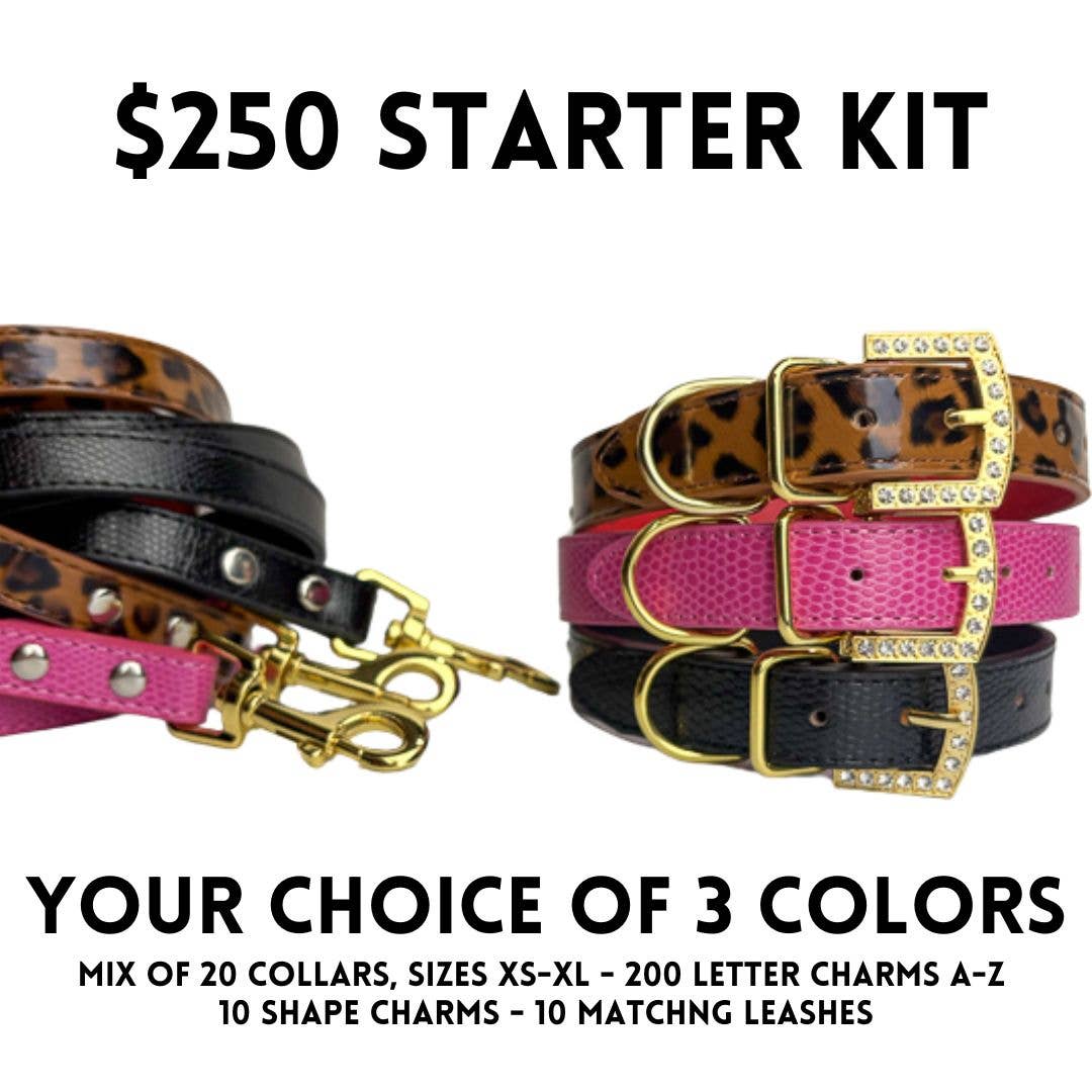 House of FurBaby - Wholesale Pet Collar - Cat/Dog - DIY Pet Collar Bar Starter Pack - Gold - 280 Pieces26