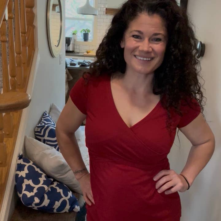 Ella Bella Maternity - Wholesale Nursing Top - Maternity - Crossover Maternity and Nursing Tee Shirt12