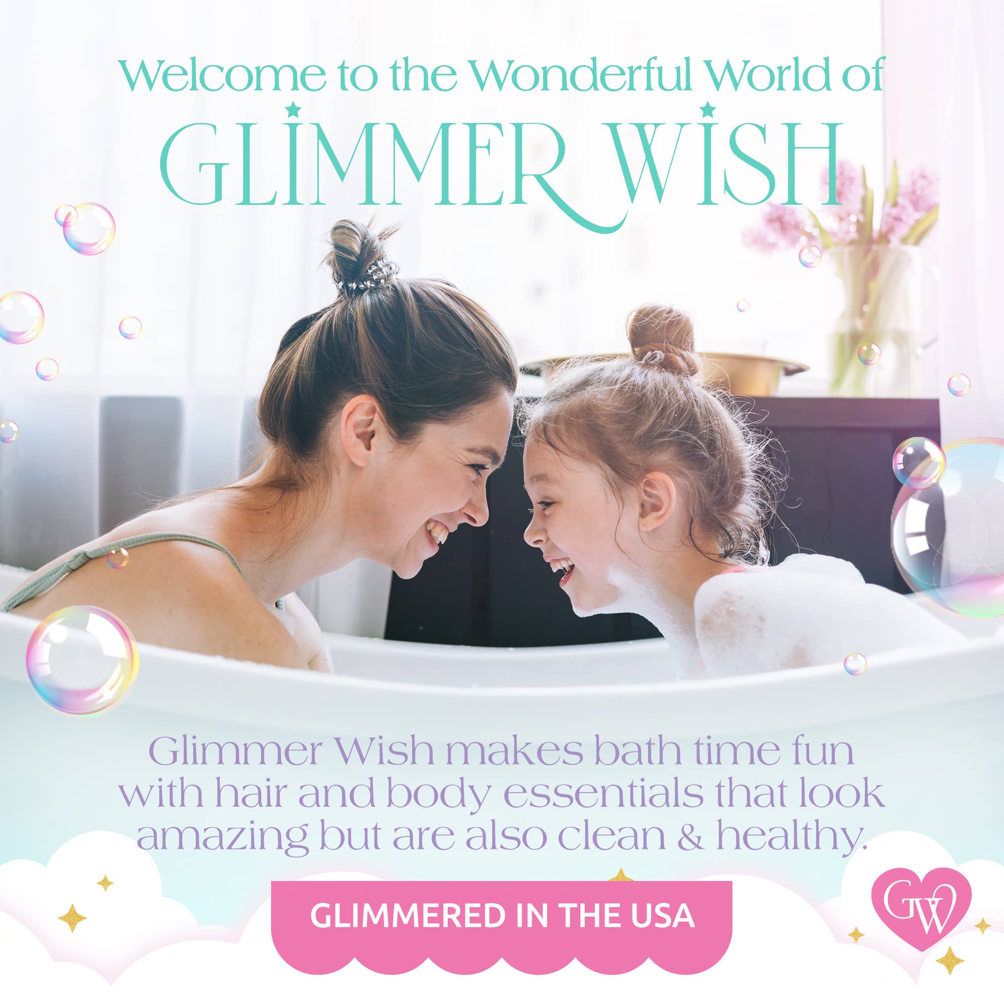 Glimmer Wish - Venta al por mayor Fijador de pelo - Niños y bebés - Bruma desenredante para cabello de sirena6