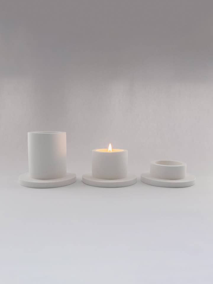 Modern Tealight Candle Holder Set for wholesale by Rhea Candle Co.