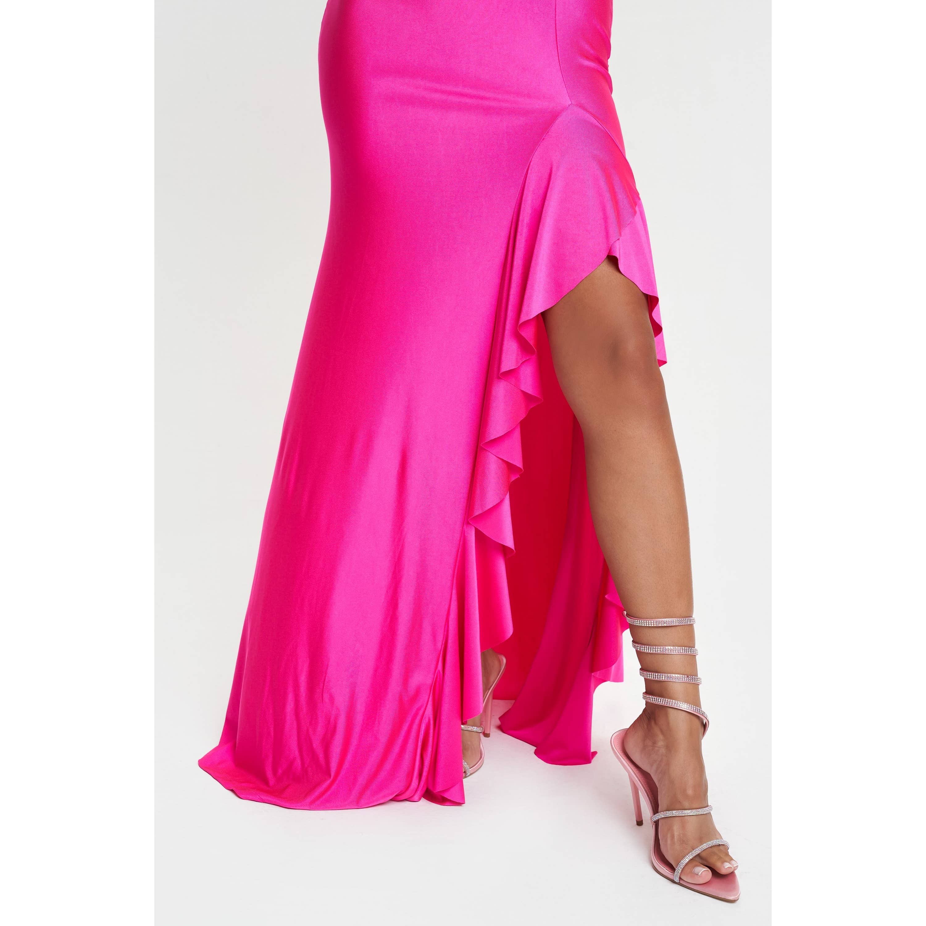 CEFIAN FASHION - Wholesale Dress - Women's - LEA SWEETHEART RUFFLED MAXI DRESS10