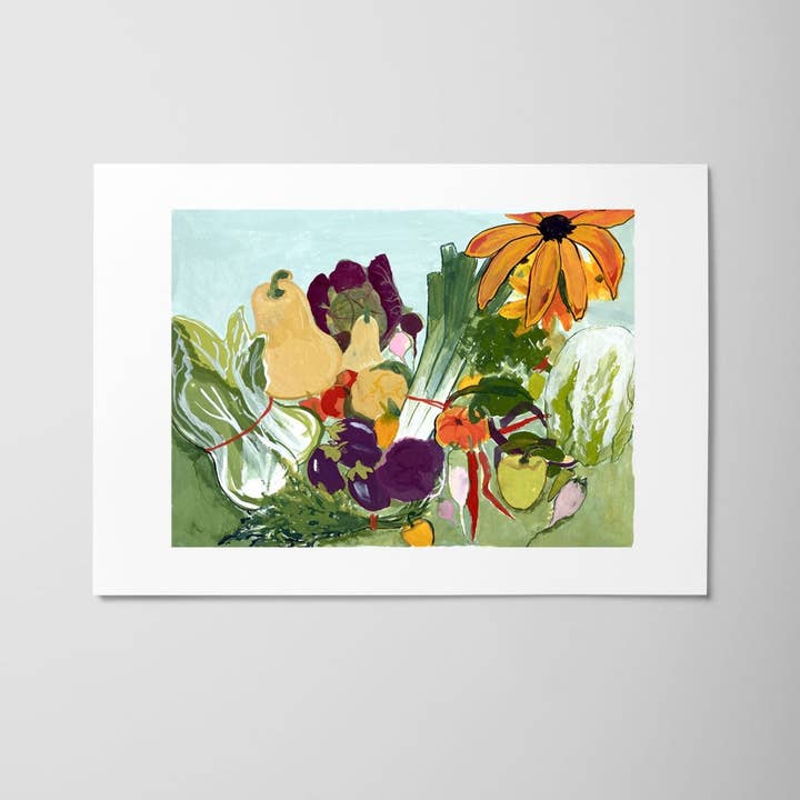 Farmers Market for wholesale by Lizz Miles Art