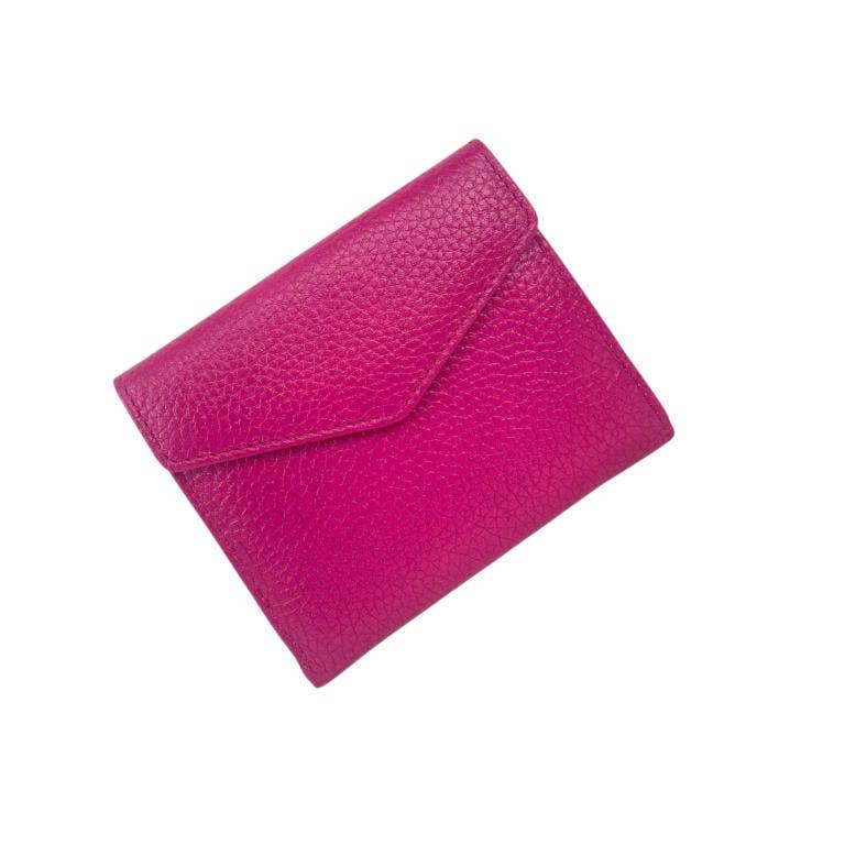 Chenson & Gorett - Wholesale Coin Purse - Women's - Leather Wallet with Click, Box and Multicolor Interior DN9762