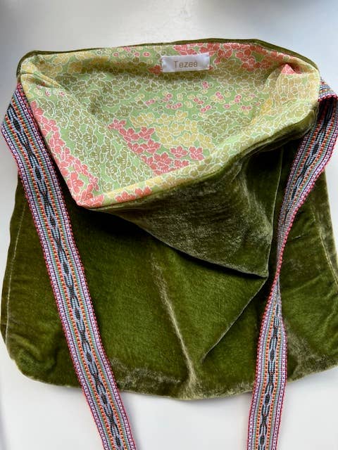 Tezeè - Vente Sac porté épaule – femme - Sac à bandoulière Tezeè avec sangle en galon ouzbek tissé main2
