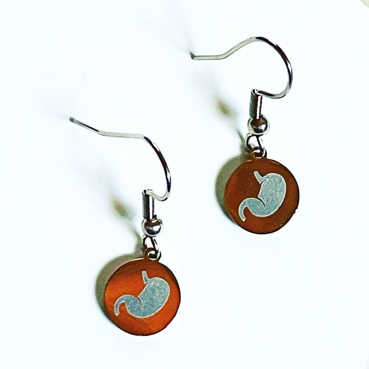 Stomach Earrings for wholesale by Shit & Crystals