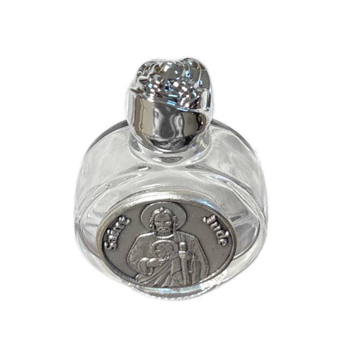 Oremus Mercy - Wholesale Religious card - Holy Water Bottle ~ St Jude Rose Top 2