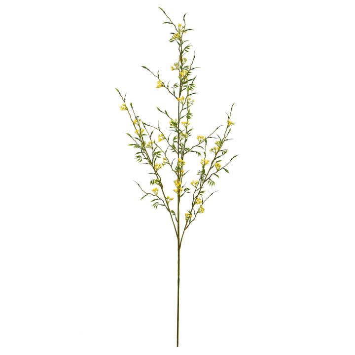 Vickerman 39" Yellow Mini Wild Flower Spy 4/pk UV for wholesale by Vickerman