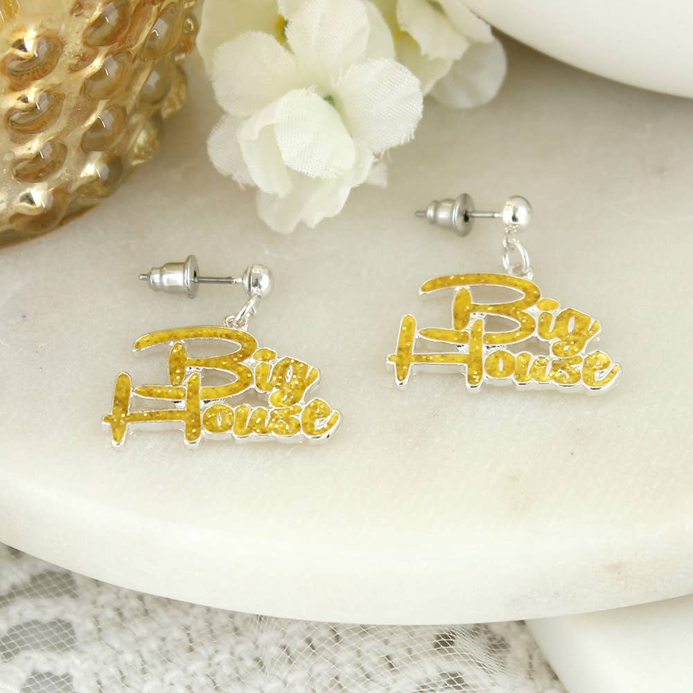Seasons Jewelry - Wholesale Dangle Earrings - Michigan Slogan Earrings0