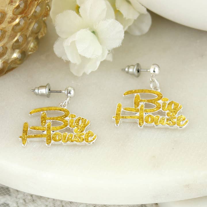Seasons Jewelry - Wholesale Dangle Earrings - Michigan Slogan Earrings0