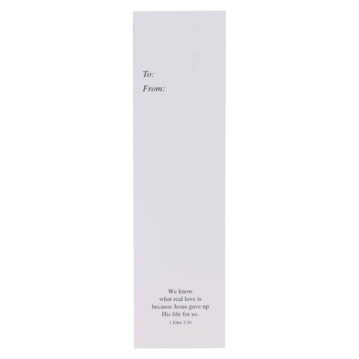 Christian Art Gifts - Wholesale Bookmark - Bookmark Pack Notebook Doodles Jesus Loves You 1 John 3:16
