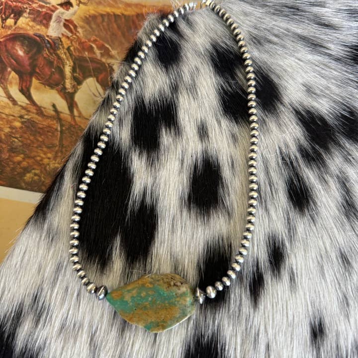 Z Bars Jewelry - Wholesale Pendant/Charm Necklace - #060 Turquoise Slab0