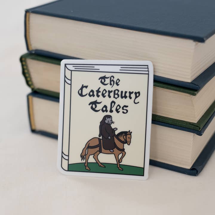 The Caterbury Tales Sticker for wholesale by Bona Fide Bookworm